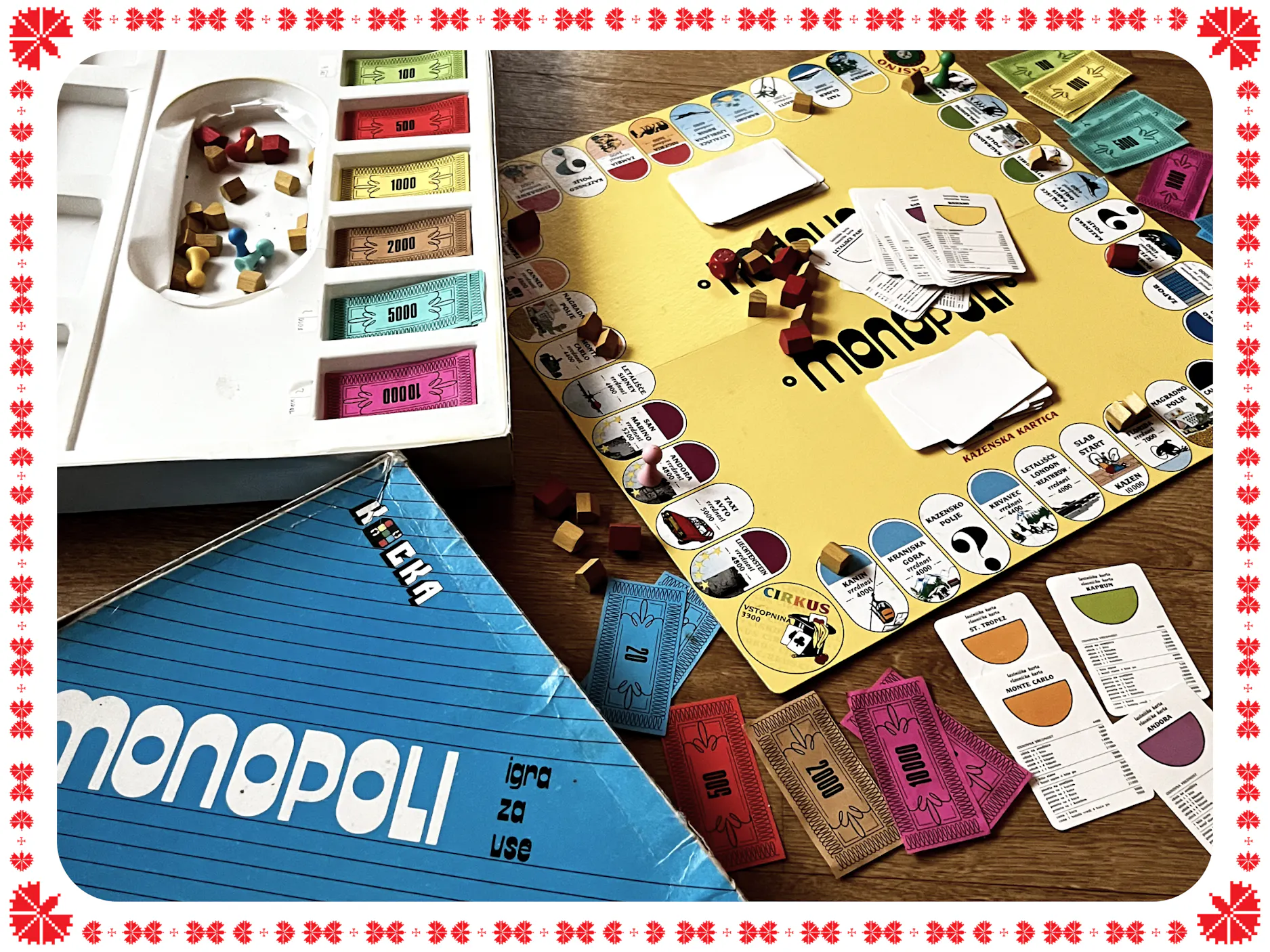 Razstavljena igra Monopoli